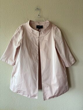 Lafayette 148 New York Short Sleeve Topper Jacket L